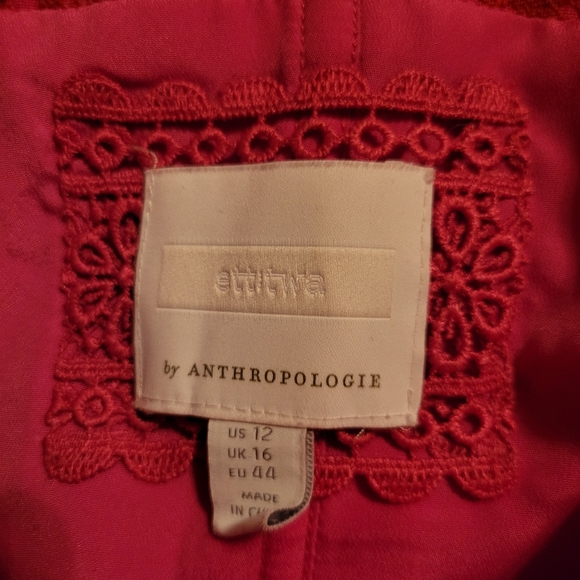 Anthropologie Etttwa Strapless Jumpsuit Size 12 - Picture 2 of 5